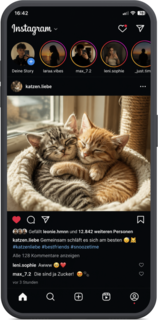 Instagram-Bildschirm