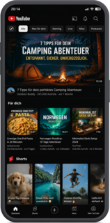 Youtube-Bildschirm